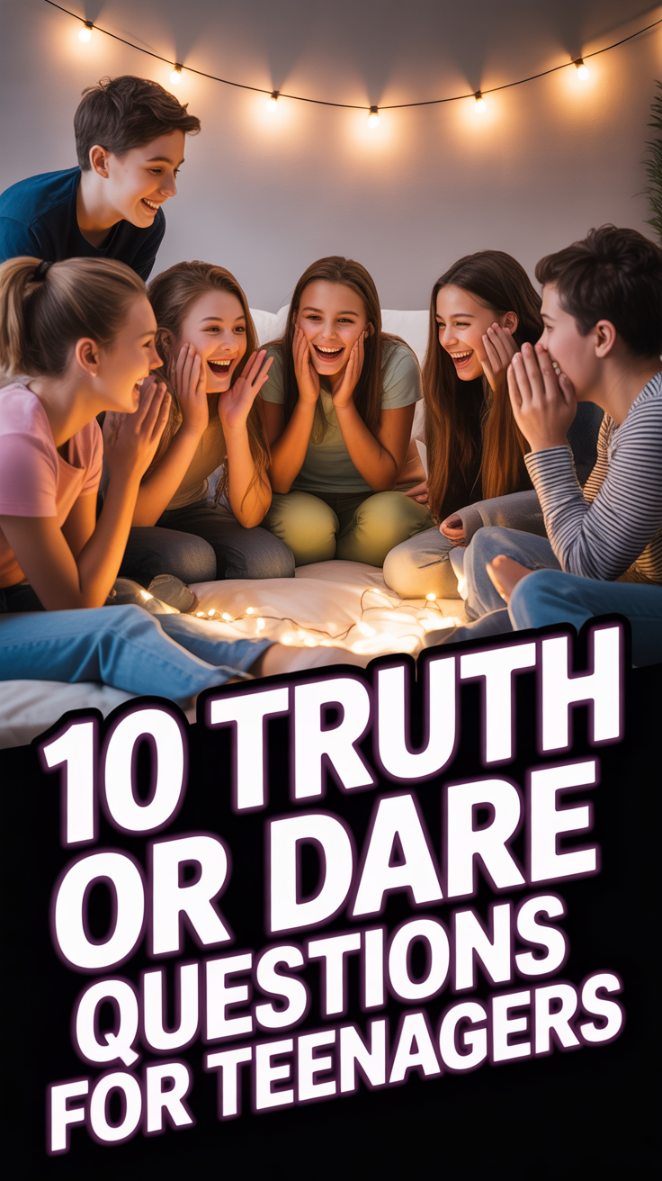 😈 10 Truth Or Dare Questions For Teenagers