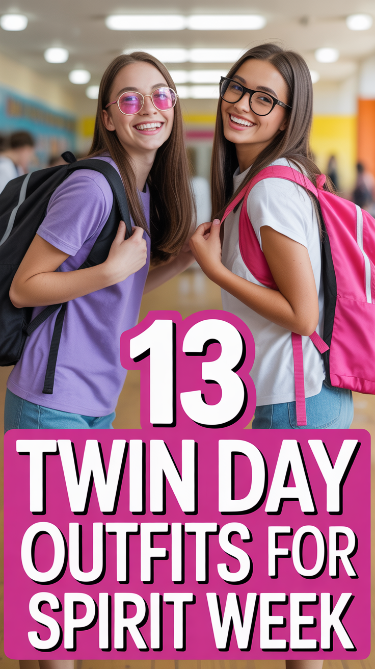 👯‍♀️ 13 Twin Day Outfits For Spirit Week