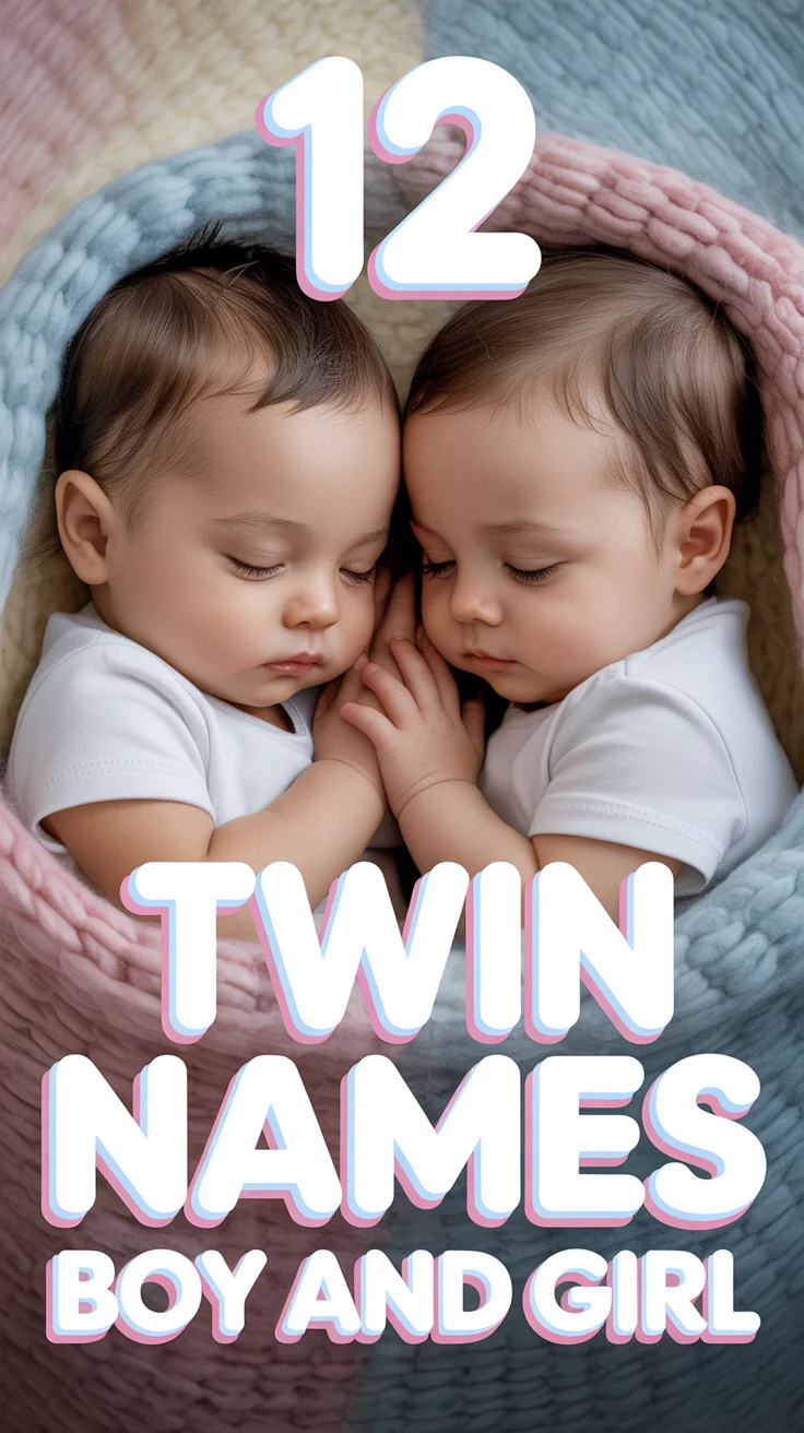 👶 12 Twin Names Boy And Girl