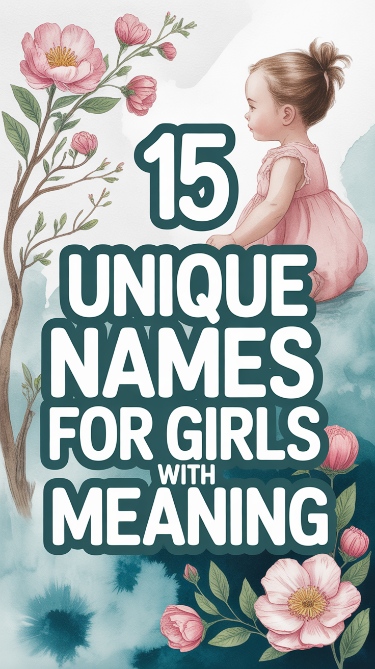 🌿 15 Unique Names For Girls With Meaning