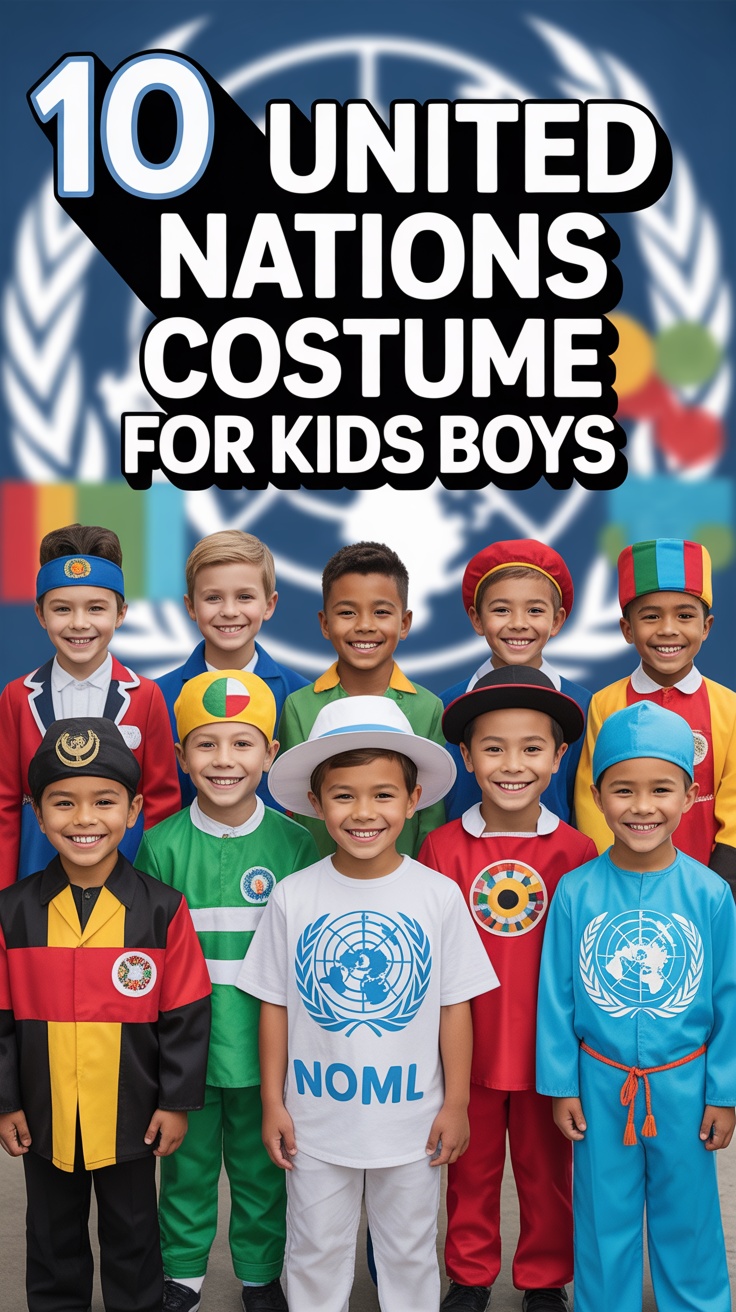 🌍 10 United Nations Costume For Kids Boys