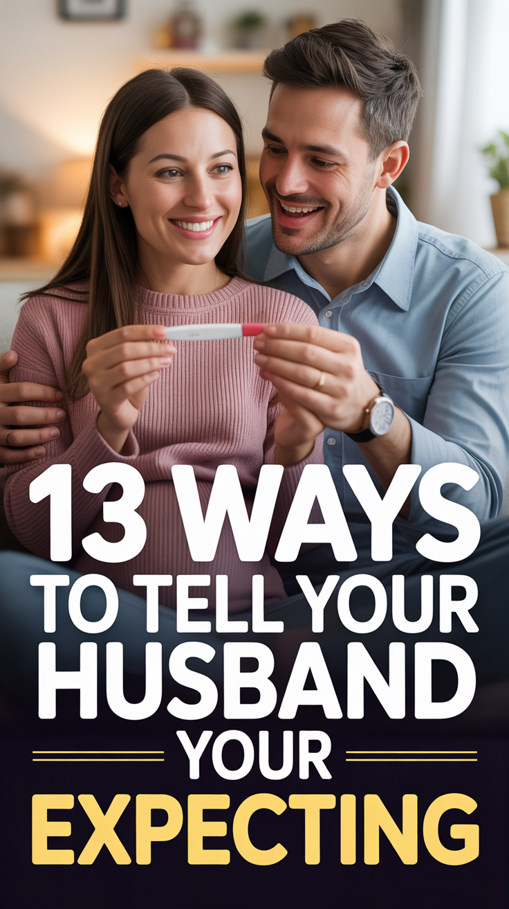 👶 13 Ways To Tell Your Husband Your Expecting