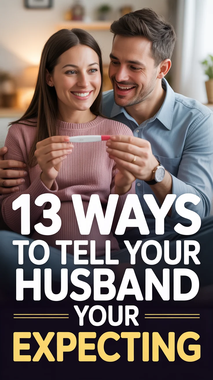 👶 13 Ways To Tell Your Husband Your Expecting