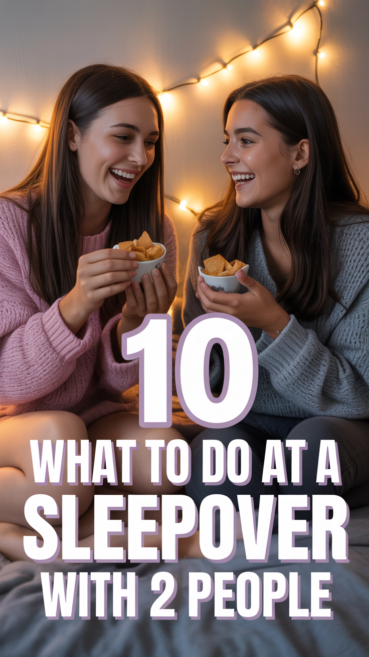 😴 10 What To Do At A Sleepover With 2 People