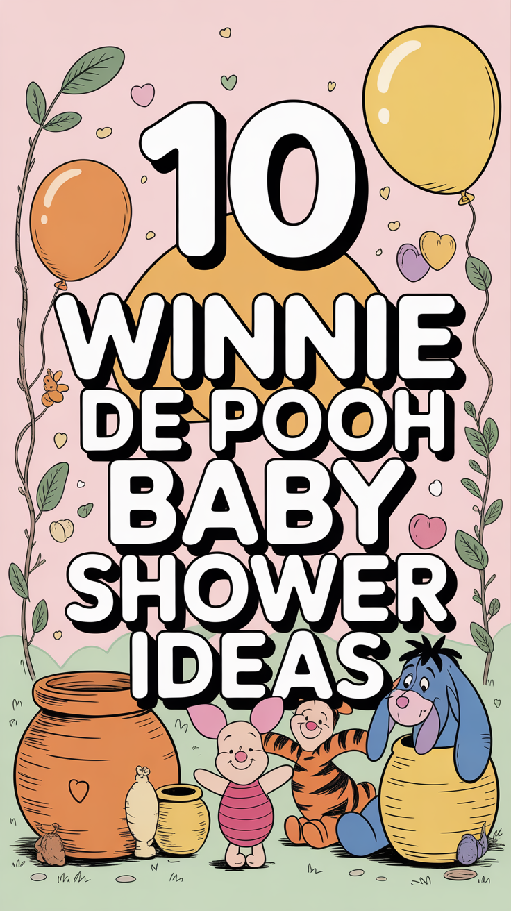 🐻 10 Winnie De Pooh Baby Shower Ideas