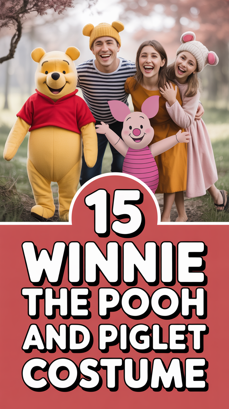 🐻 15 Winnie The Pooh And Piglet Costume