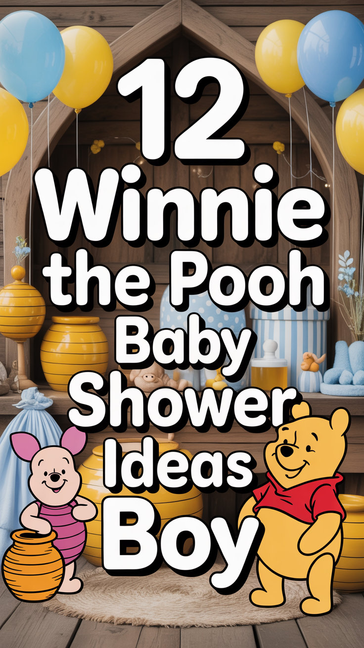 🍯 12 Winnie The Pooh Baby Shower Ideas Boy