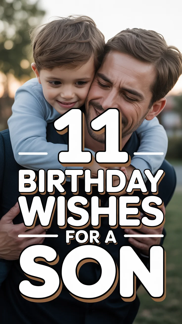 🎂 11 Birthday Wishes For A Son