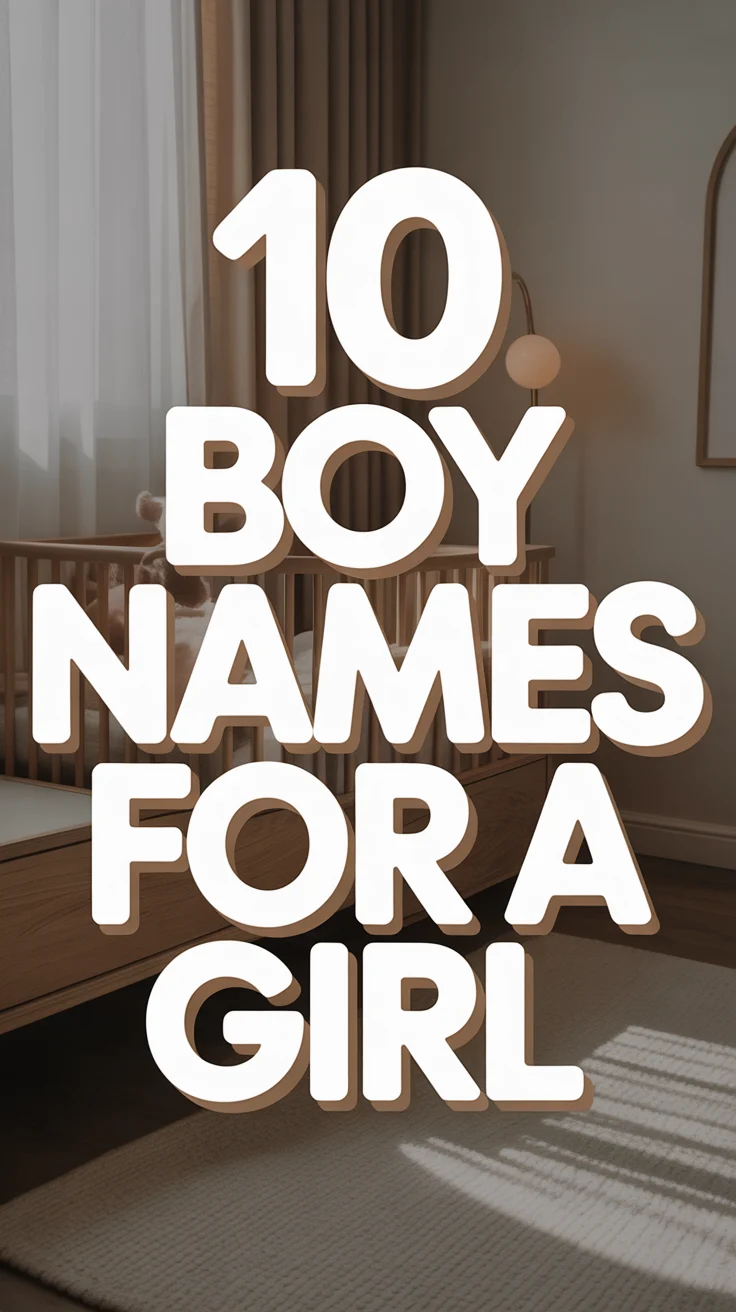 ✨ 10 Boy Names For A Girl