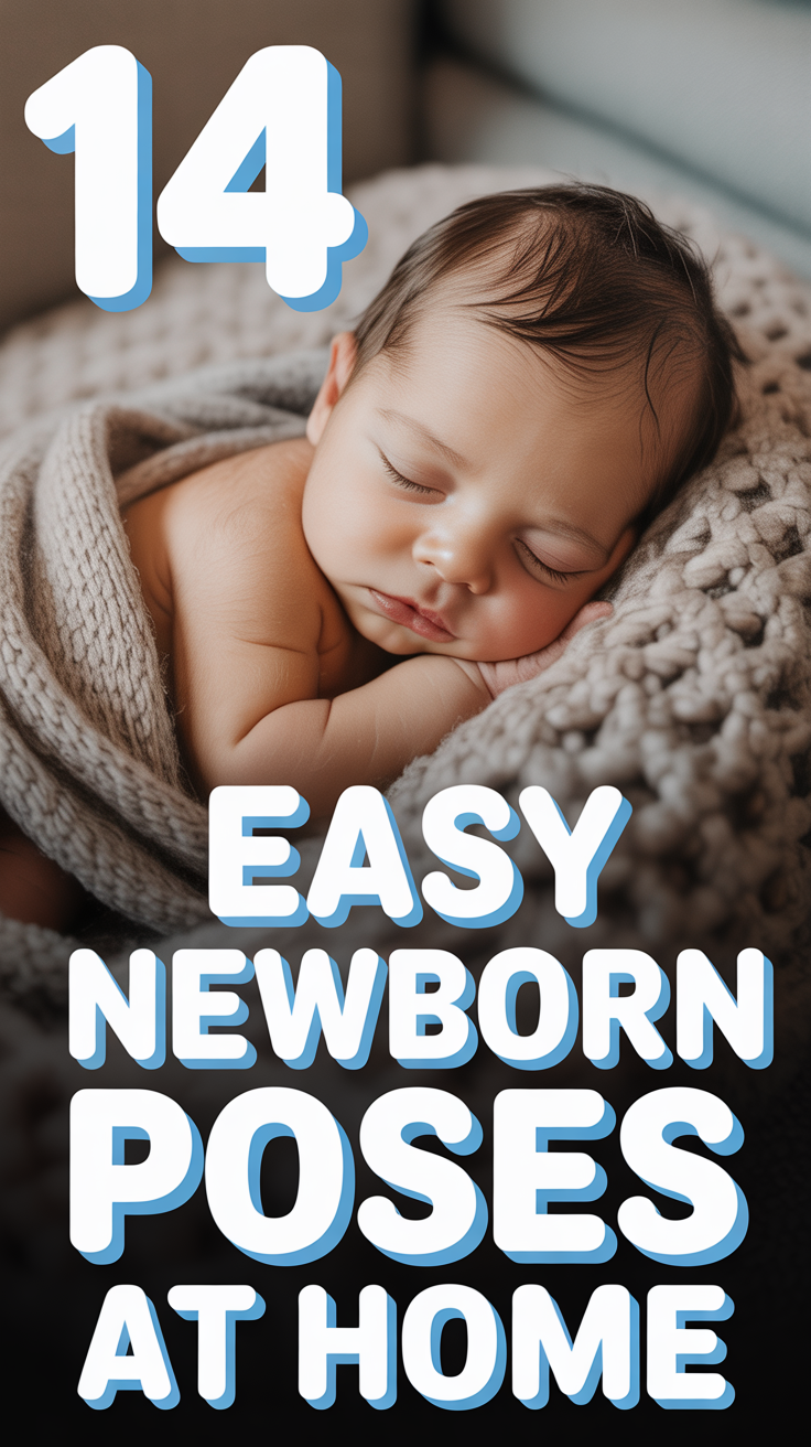 👶 14 Easy Newborn Poses At Home