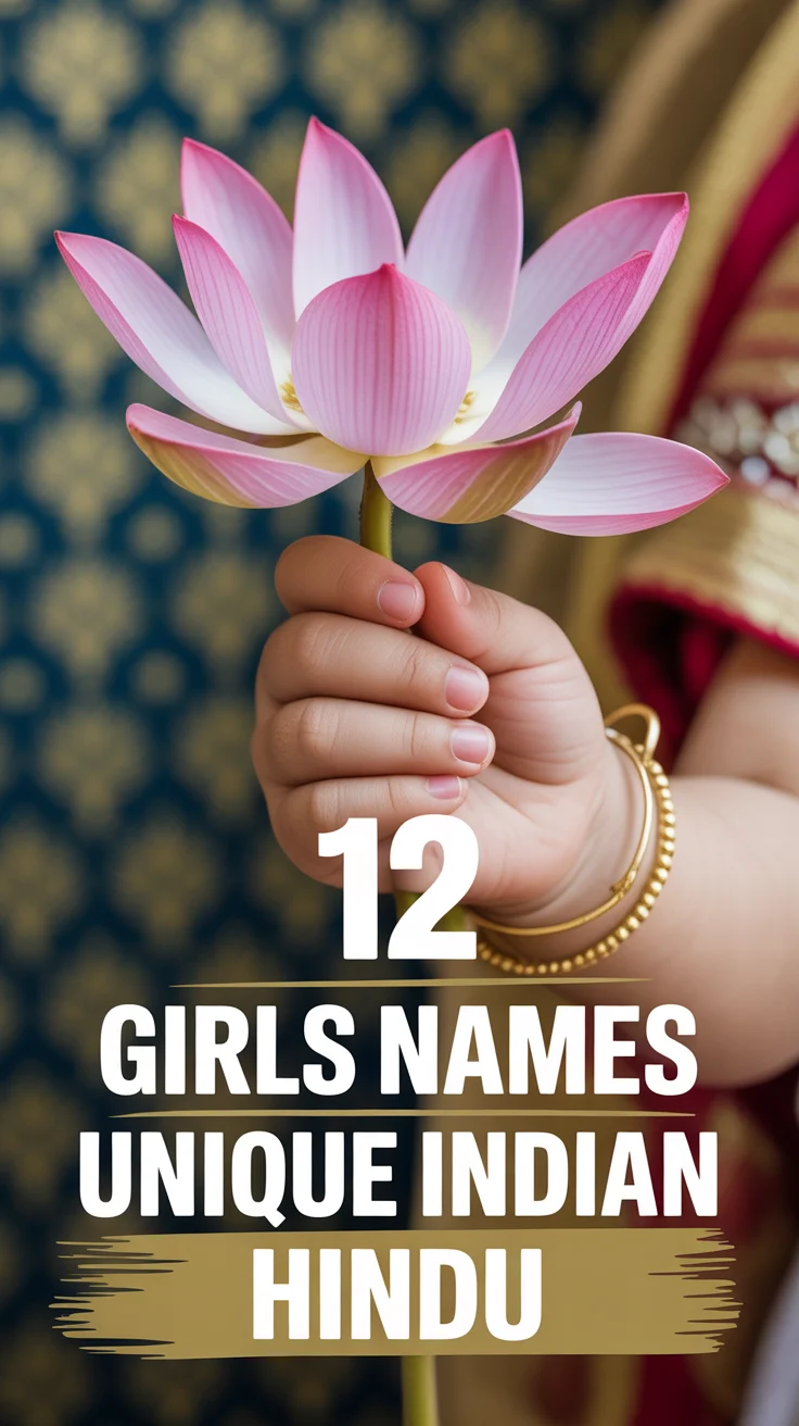 ✨ 12 Girls Names Unique Indian Hindu