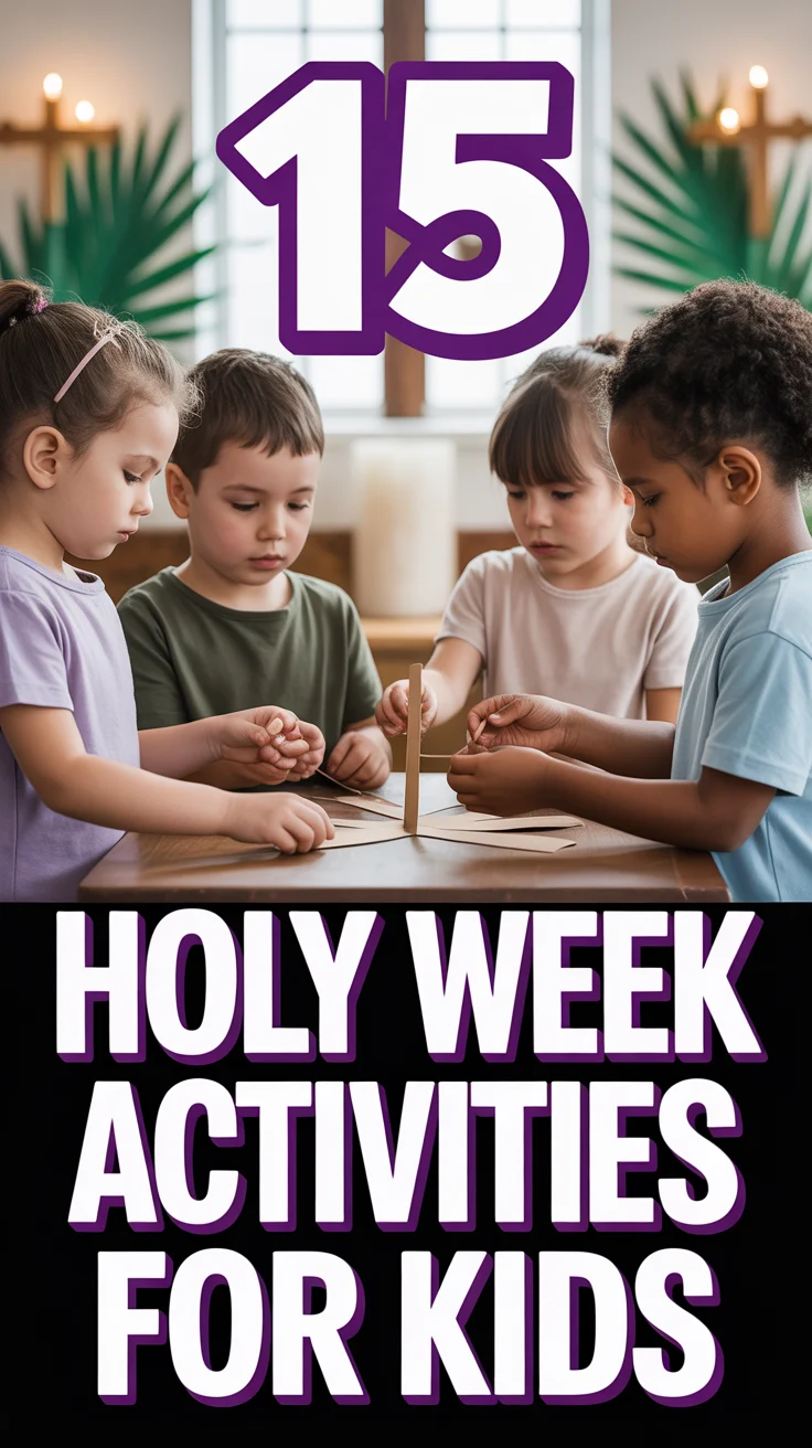 🕊️ 15 Holy Week Activities For Kids