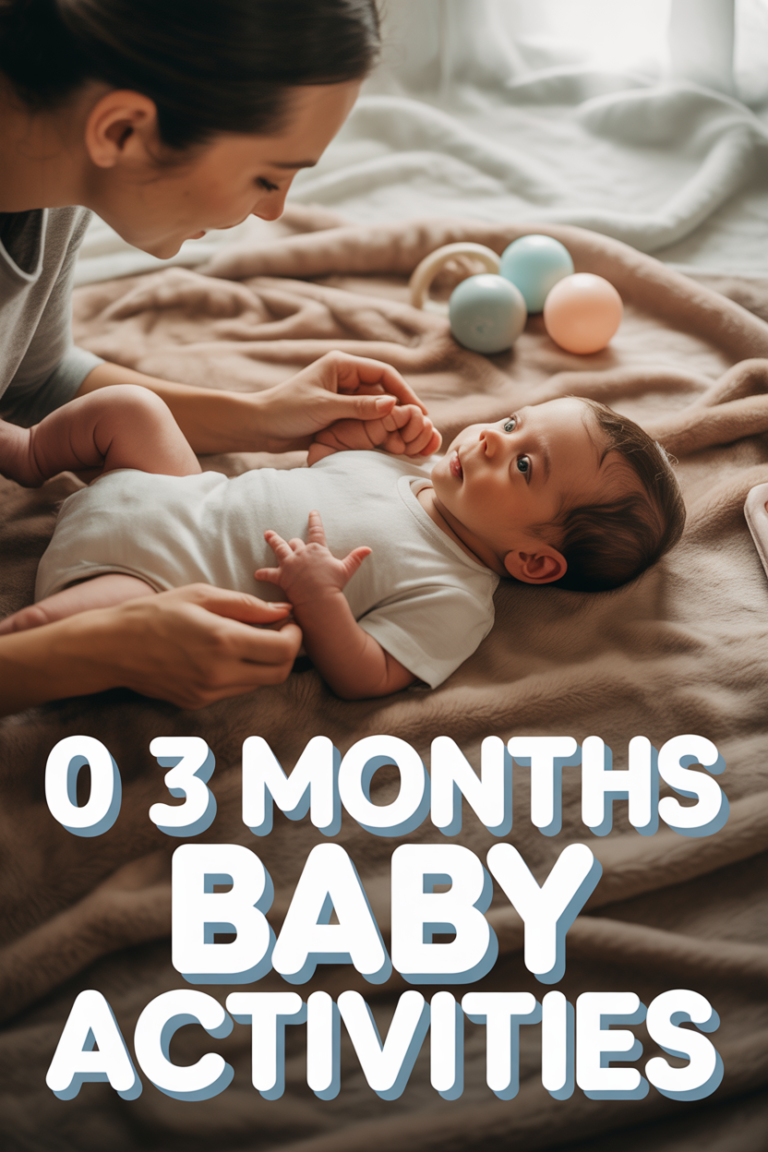 ✨ 0 3 Months Baby Activities