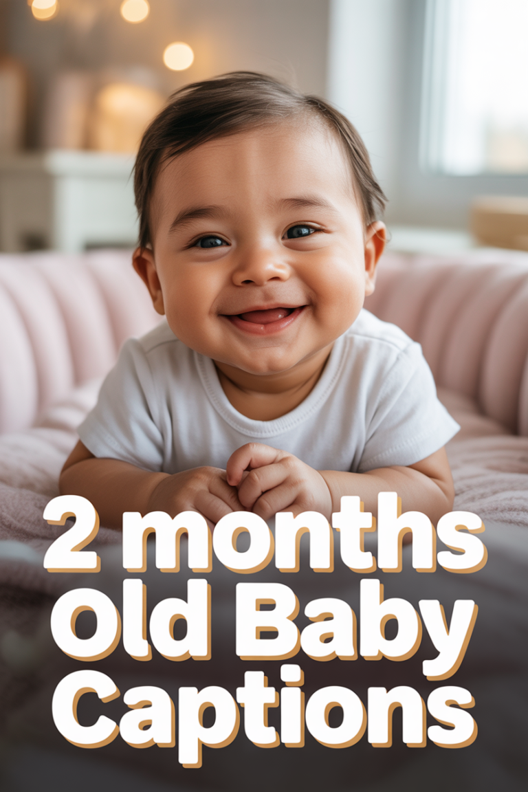 👶 2 Months Old Baby Captions
