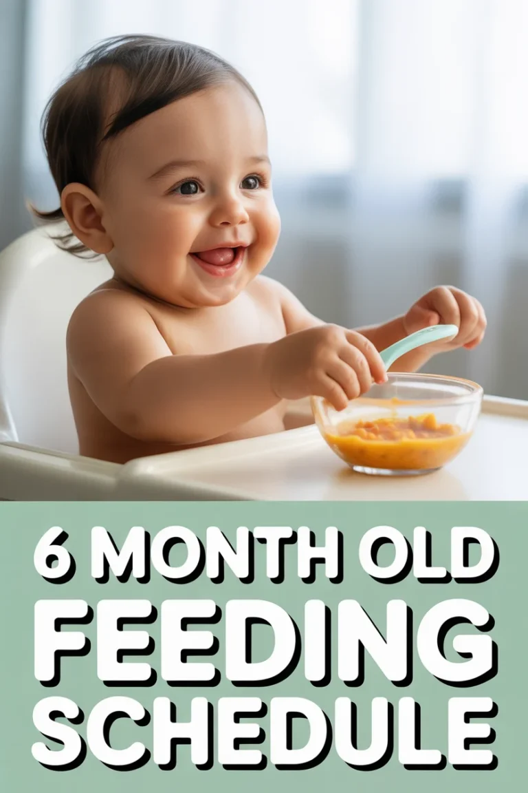 🍼 6 Month Old Feeding Schedule