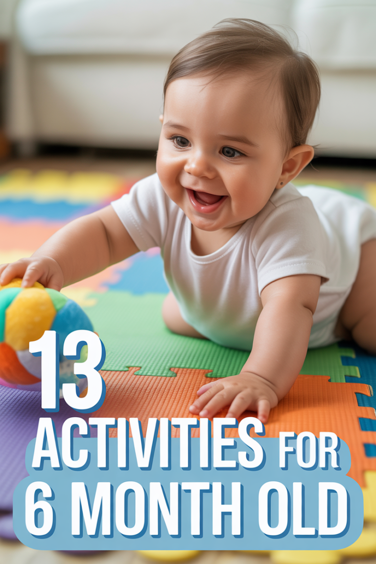 👶 13 Activities For 6 Month Old