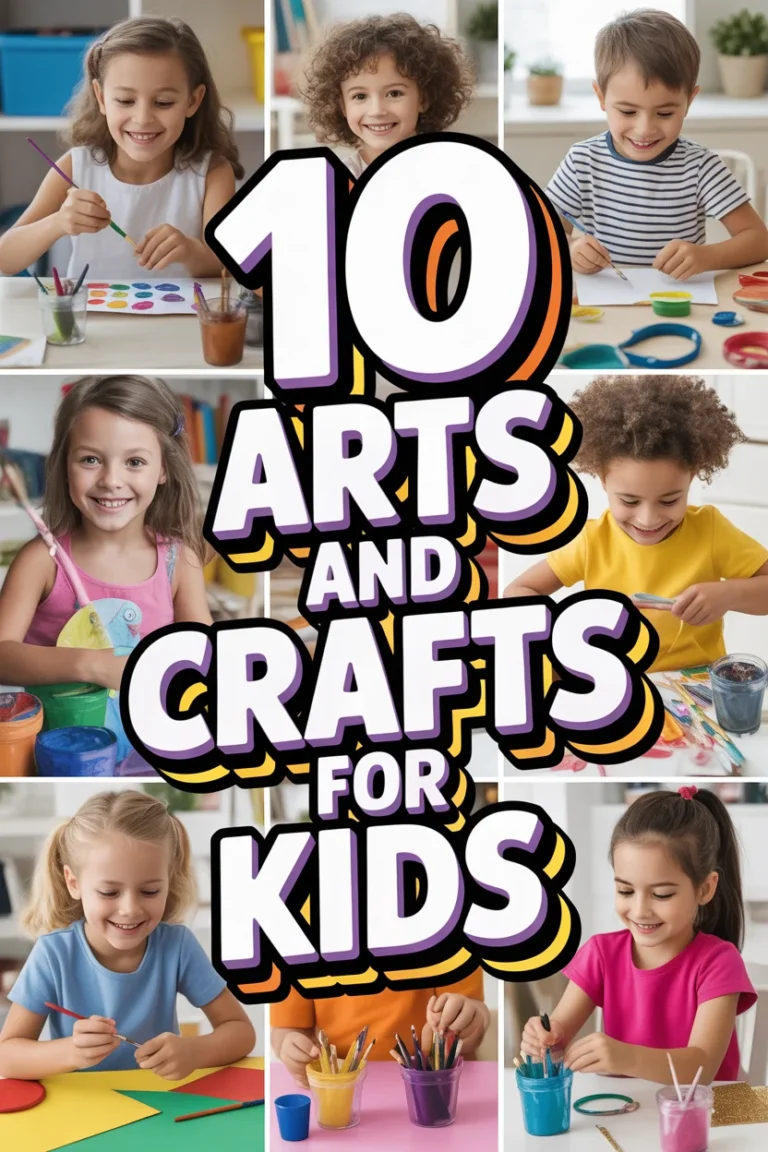 🎨 10 Arts And Crafts For Kids