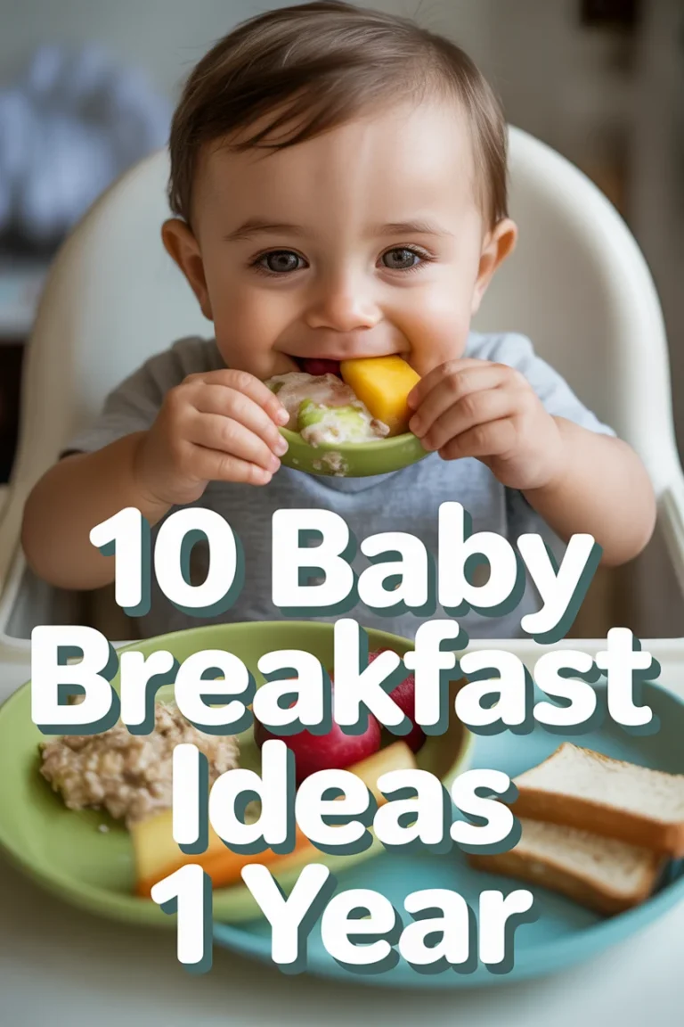 🥄 10 Baby Breakfast Ideas 1 Year
