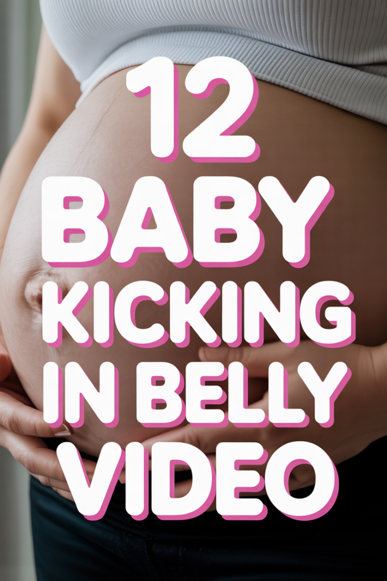 🤰 12 Baby Kicking In Belly Video