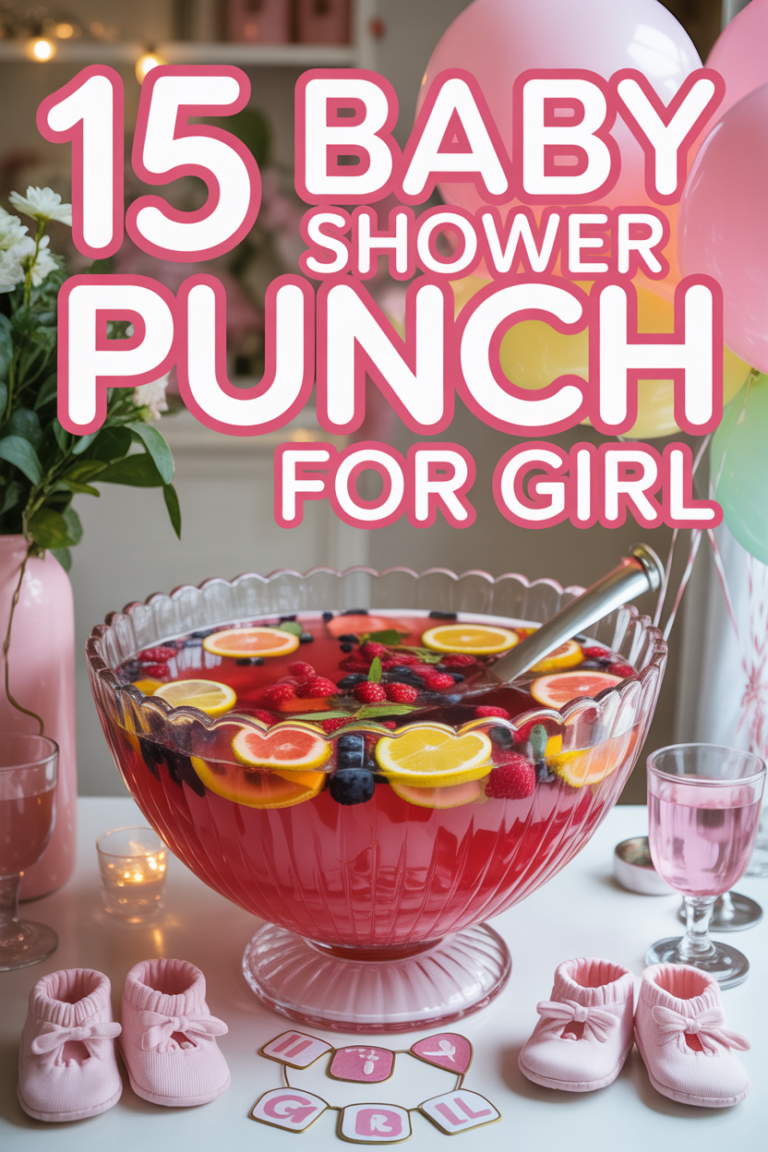 🎀 15 Baby Shower Punch For Girl