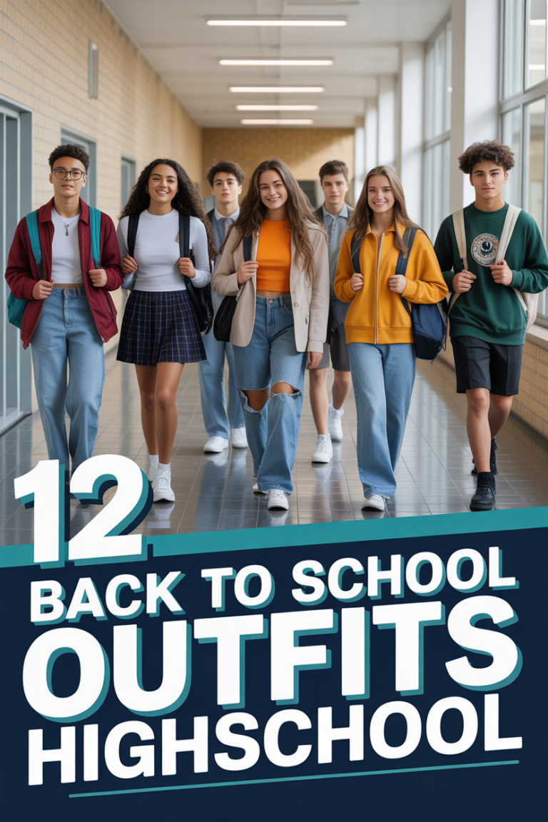 🎒 12 Back To School Outfits Highschool
