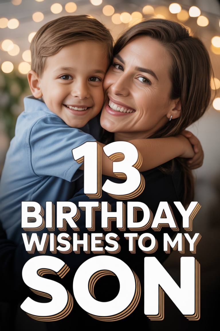 🎉 13 Birthday Wishes To My Son