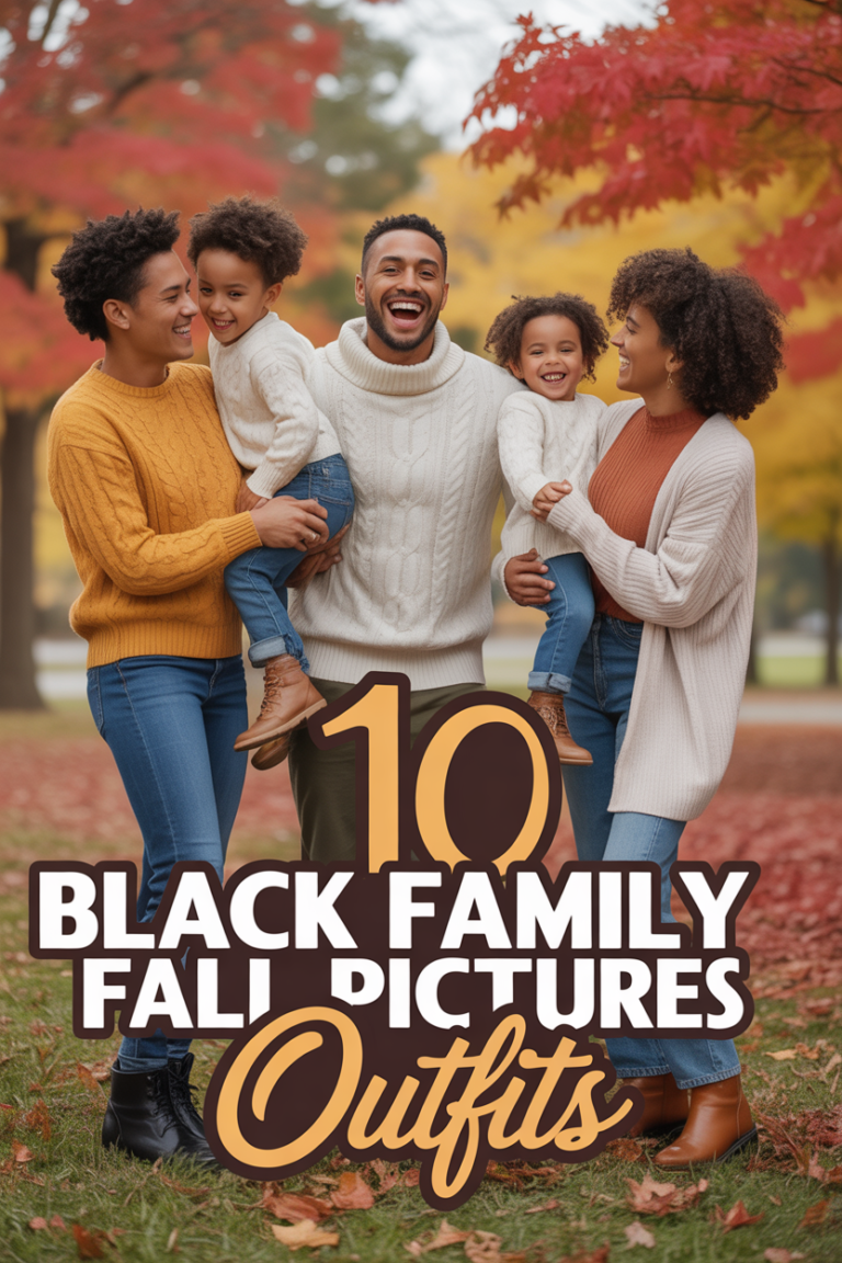 🍂 10 Black Family Fall Pictures Outfits