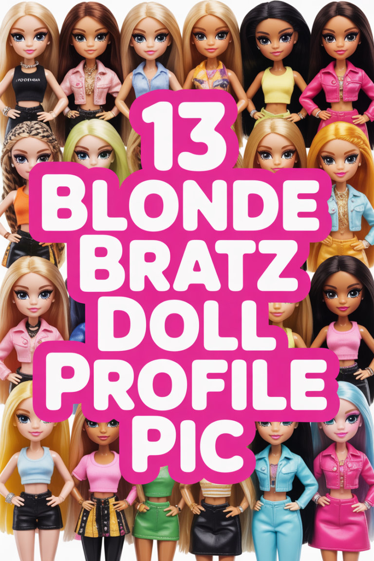 ✨ 13 Blonde Bratz Doll Profile Pic