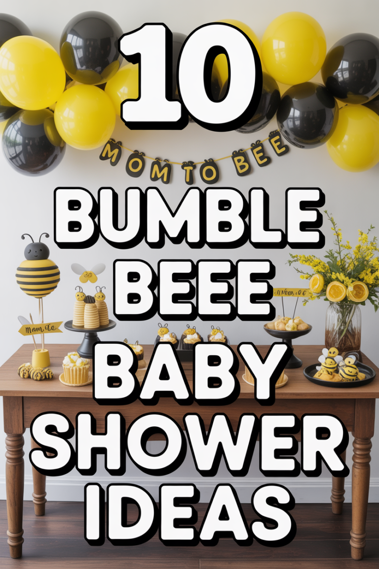 🐝 10 Bumble Bee Baby Shower Ideas
