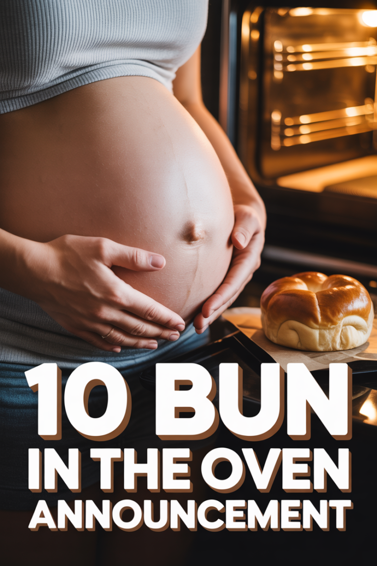 🤰 10 Bun In The Oven Announcement