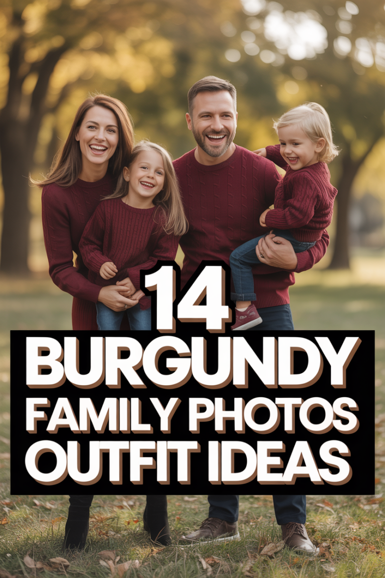 🍷 14 Burgundy Family Photos Outfit Ideas