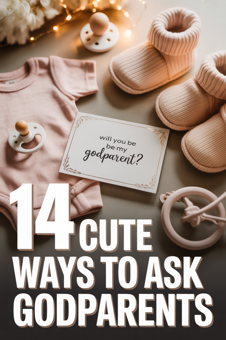 ✨ 14 Cute Ways To Ask Godparents