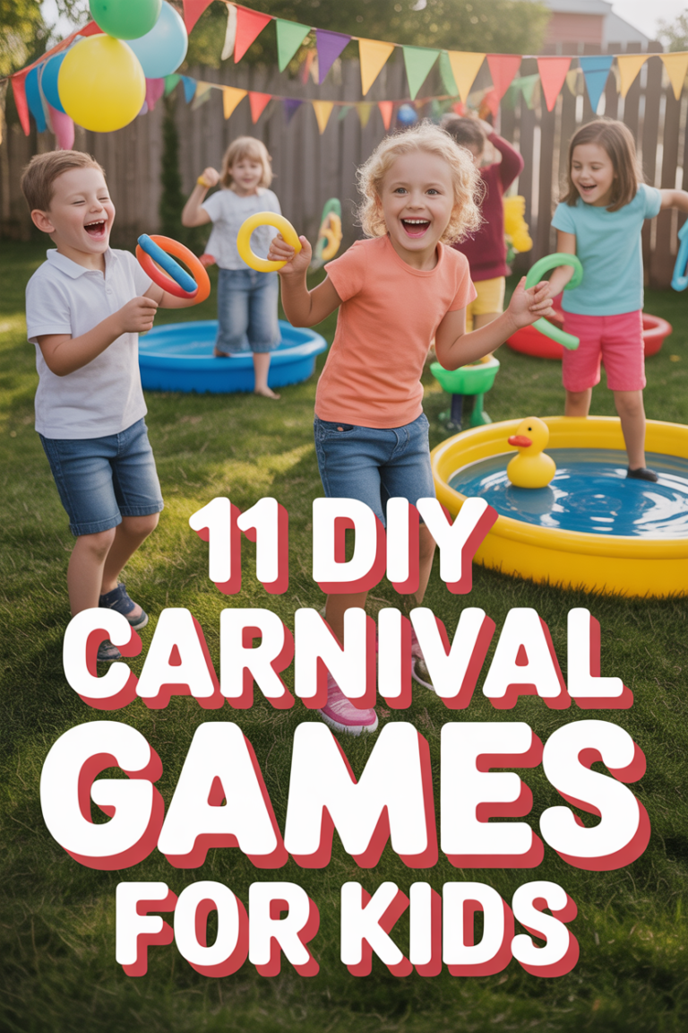 🎟 11 DIY Carnival Games For Kids