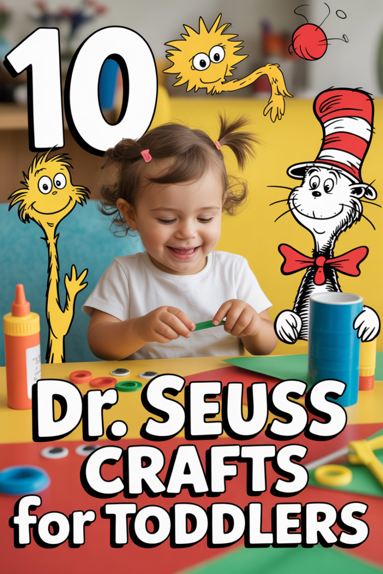 ⭐ 10 Dr Seuss Crafts For Toddlers