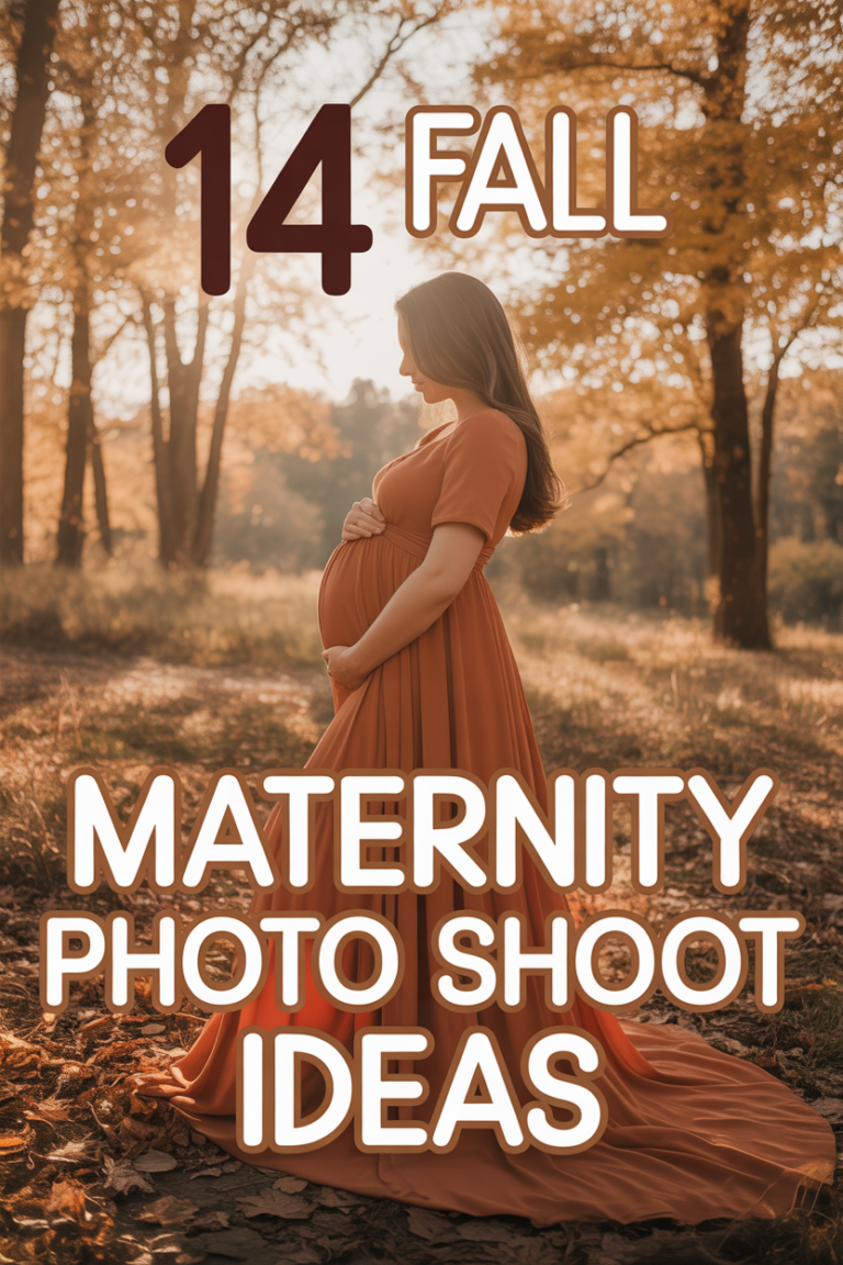 🍂 14 Fall Maternity Photo Shoot Ideas