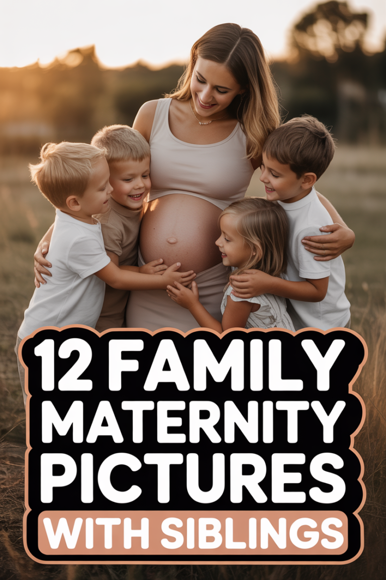 🤰 12 Family Maternity Pictures With Siblings