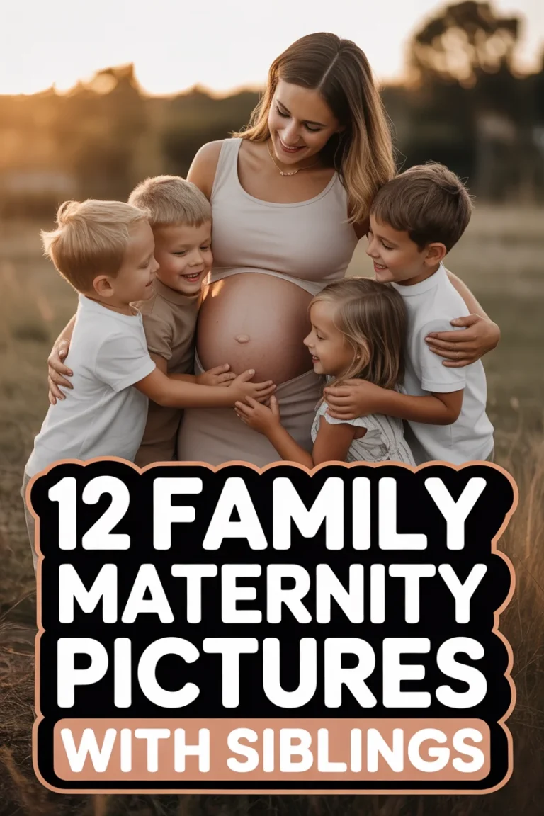 🤰 12 Family Maternity Pictures With Siblings