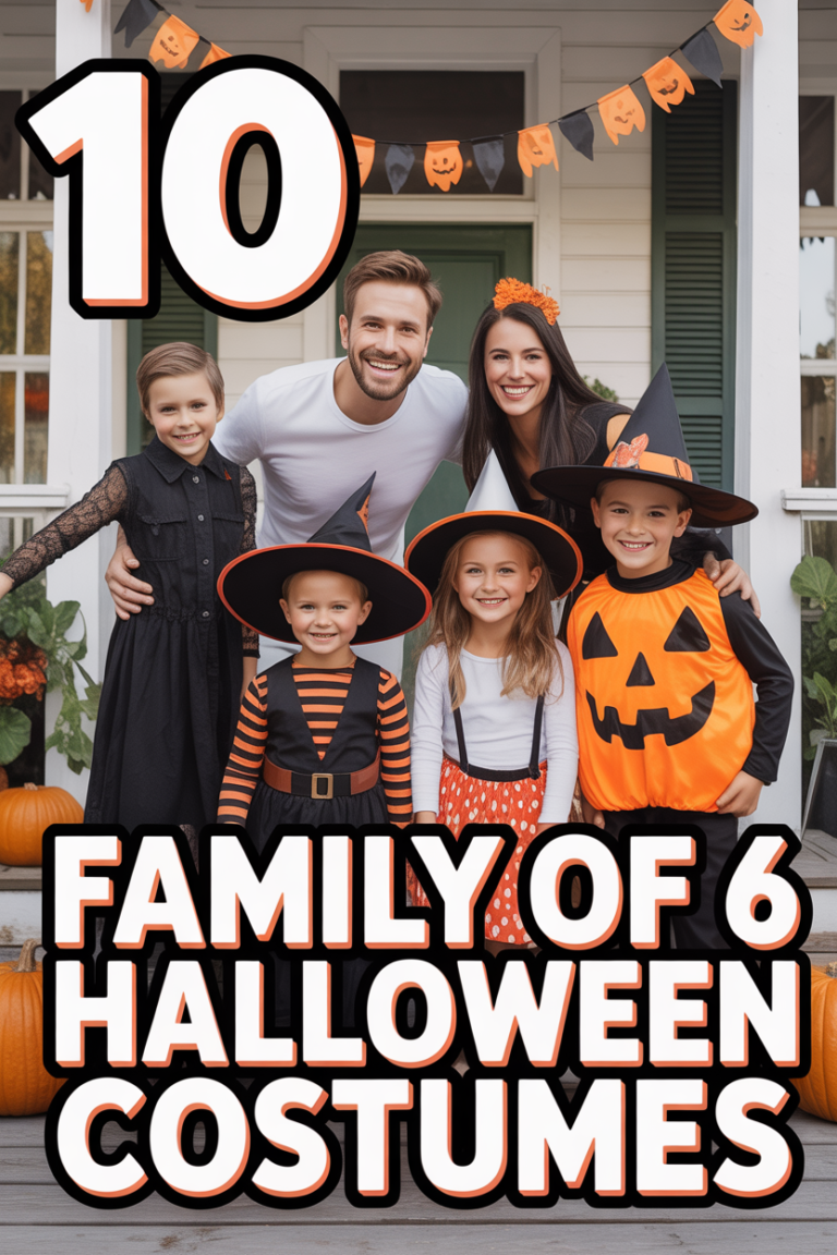 🎃 10 Family Of 6 Halloween Costumes