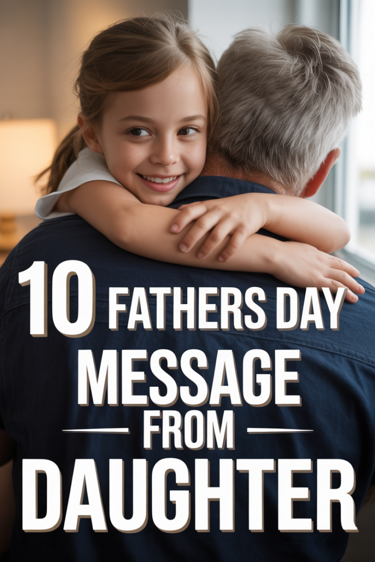 👔 10 Fathers Day Message From Daughter