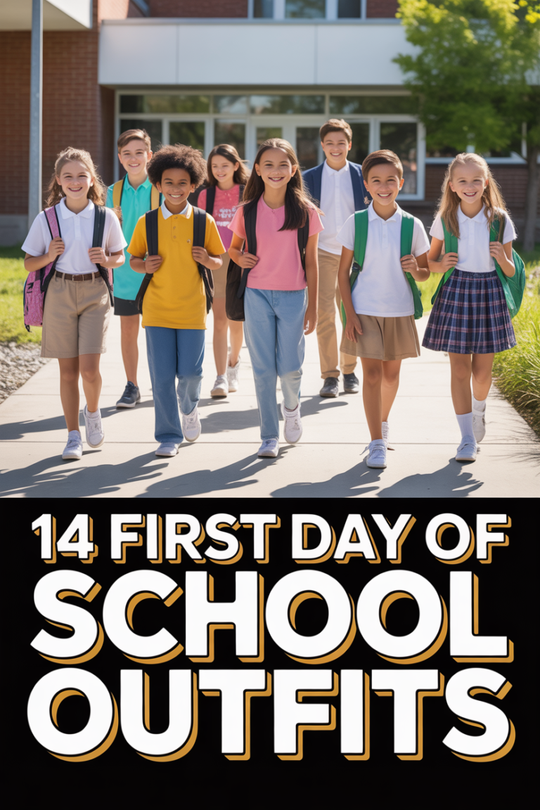 🎓 14 First Day Of School Outfits