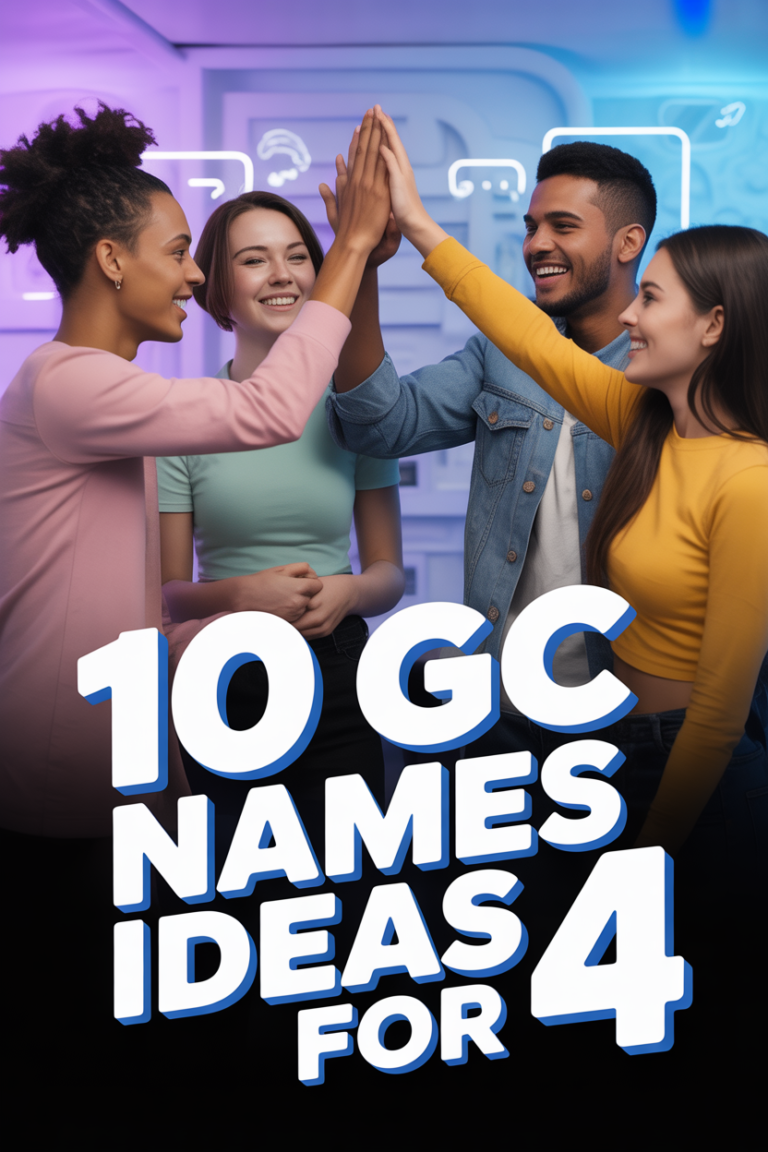 💬 10 Gc Names Ideas For 4
