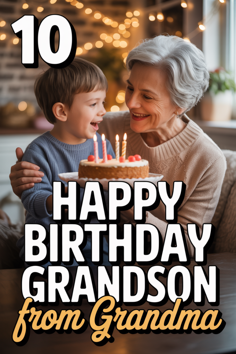 🎂 10 Happy Birthday Grandson From Grandma