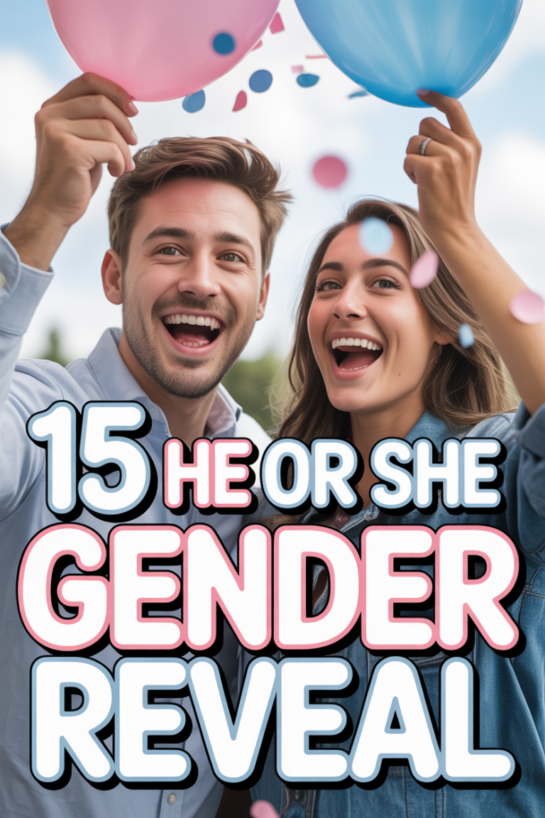 👶 15 He Or She Gender Reveal