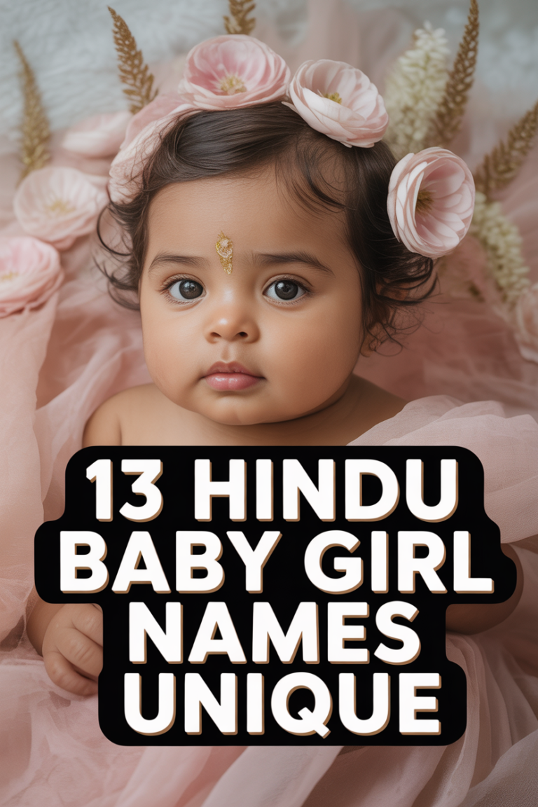 ✨ 13 Hindu Baby Girl Names Unique