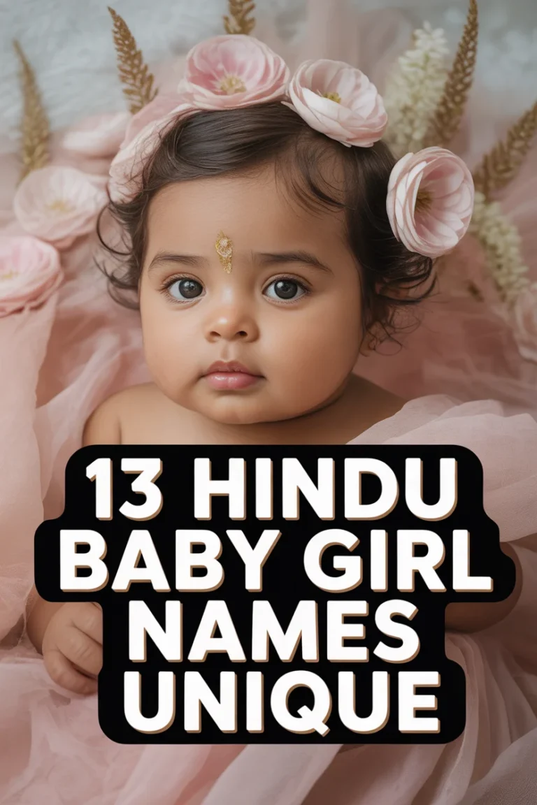 ✨ 13 Hindu Baby Girl Names Unique