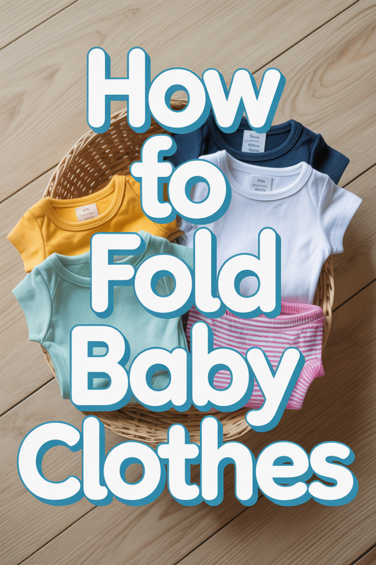 🧺 How To Fold Baby Clothes