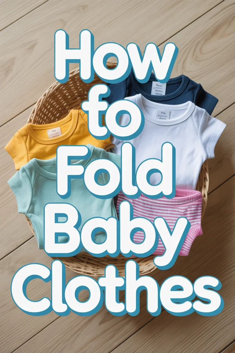 🧺 How To Fold Baby Clothes