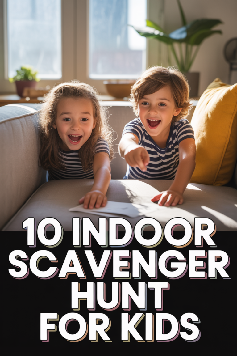 🔍 10 Indoor Scavenger Hunt For Kids