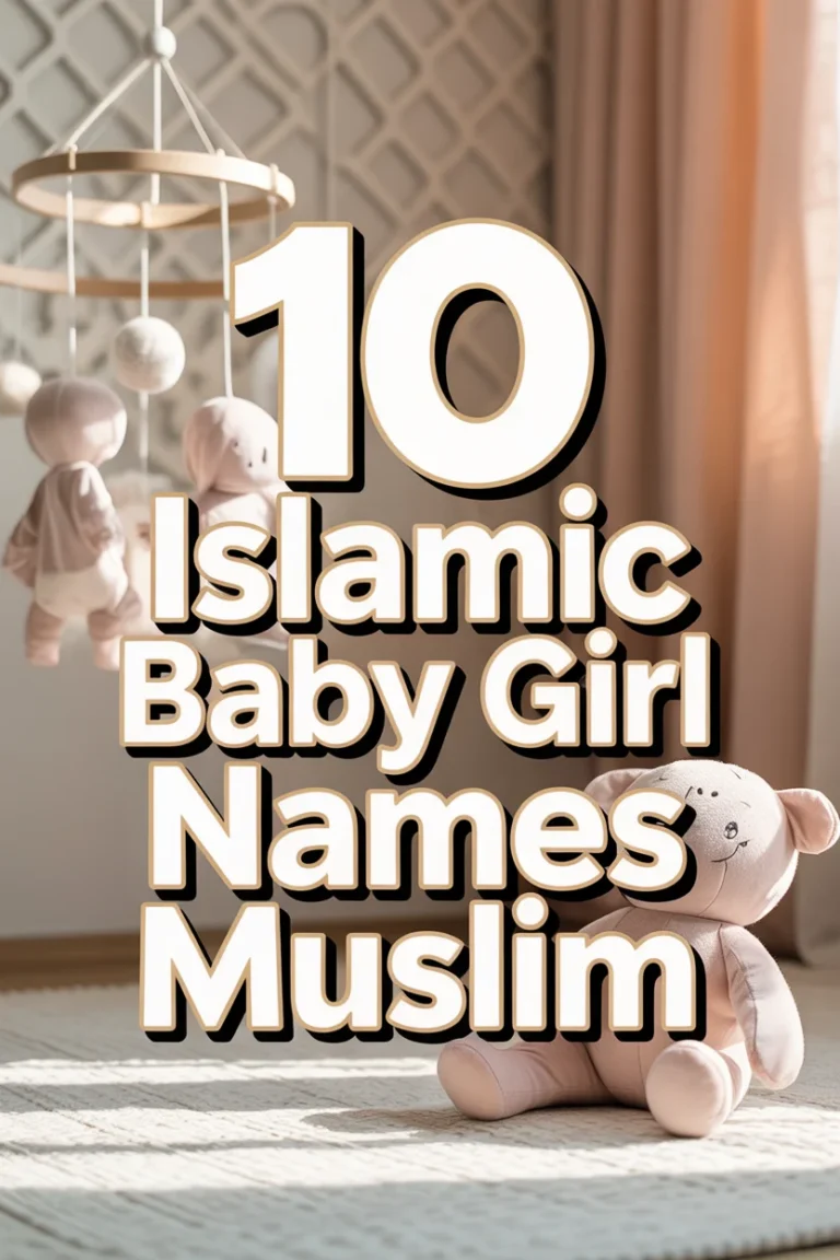 ✨ 10 Islamic Baby Girl Names Muslim