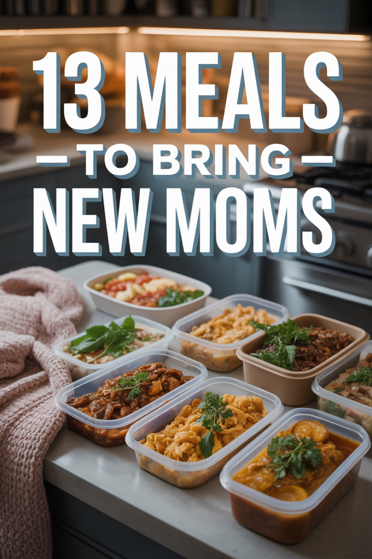 🍴 13 Meals To Bring New Moms